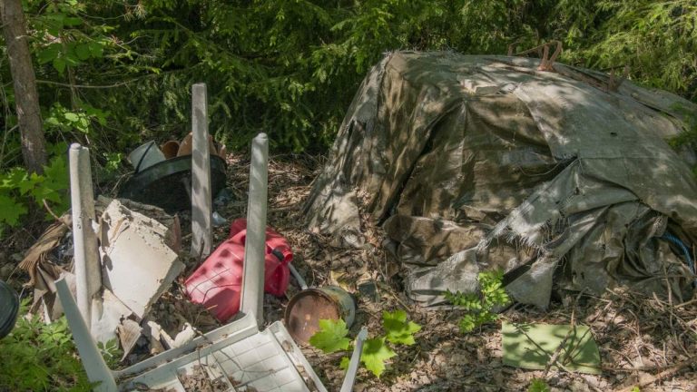 Man Found Living In National Forest Among 1,000 Pounds Of Trash