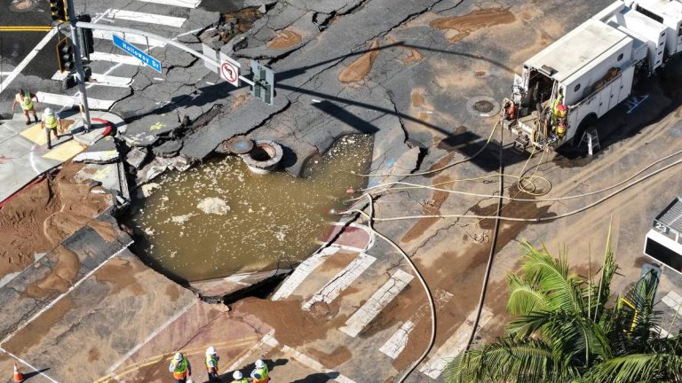 No Firm Date for Reopening Sunset Blvd. in WeHo as Repairs Continue