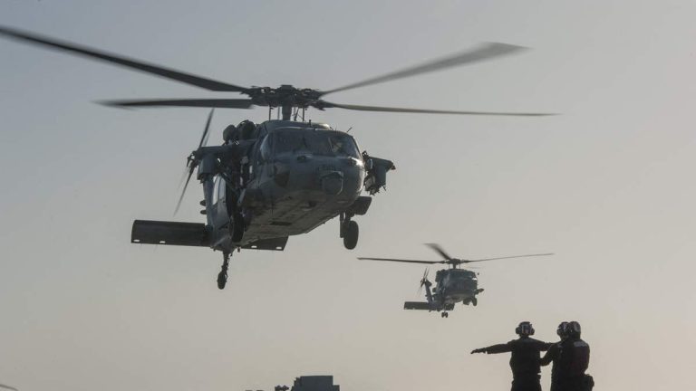 Search Continues For Missing US Airman After Chopper Crashes In Arabian Sea