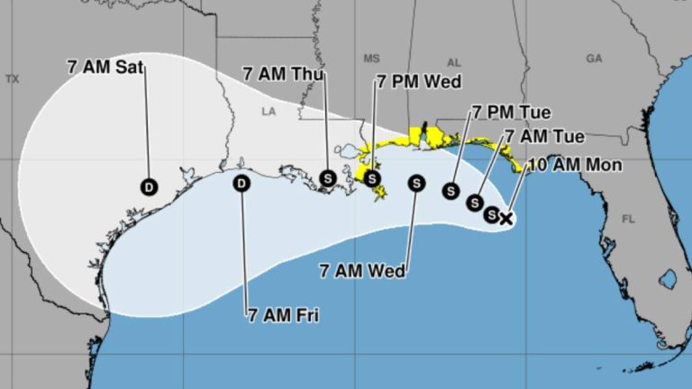 Tropical Storm Bertha Expected To Bring Heavy Rain To Gulf Coast