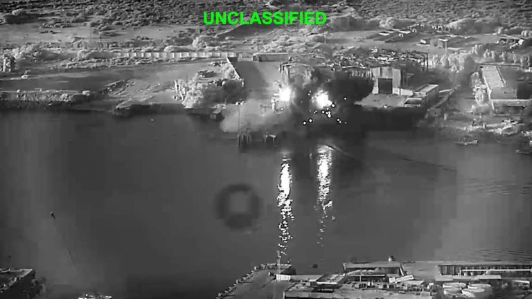 U.S. Launches Second Wave of Strikes on Iran, Resumes Naval Blockade