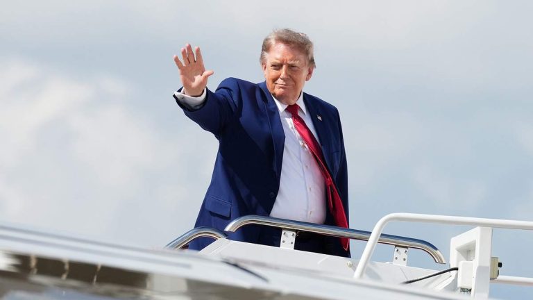 Trump Travels To Ohio For Patriot Games Finale